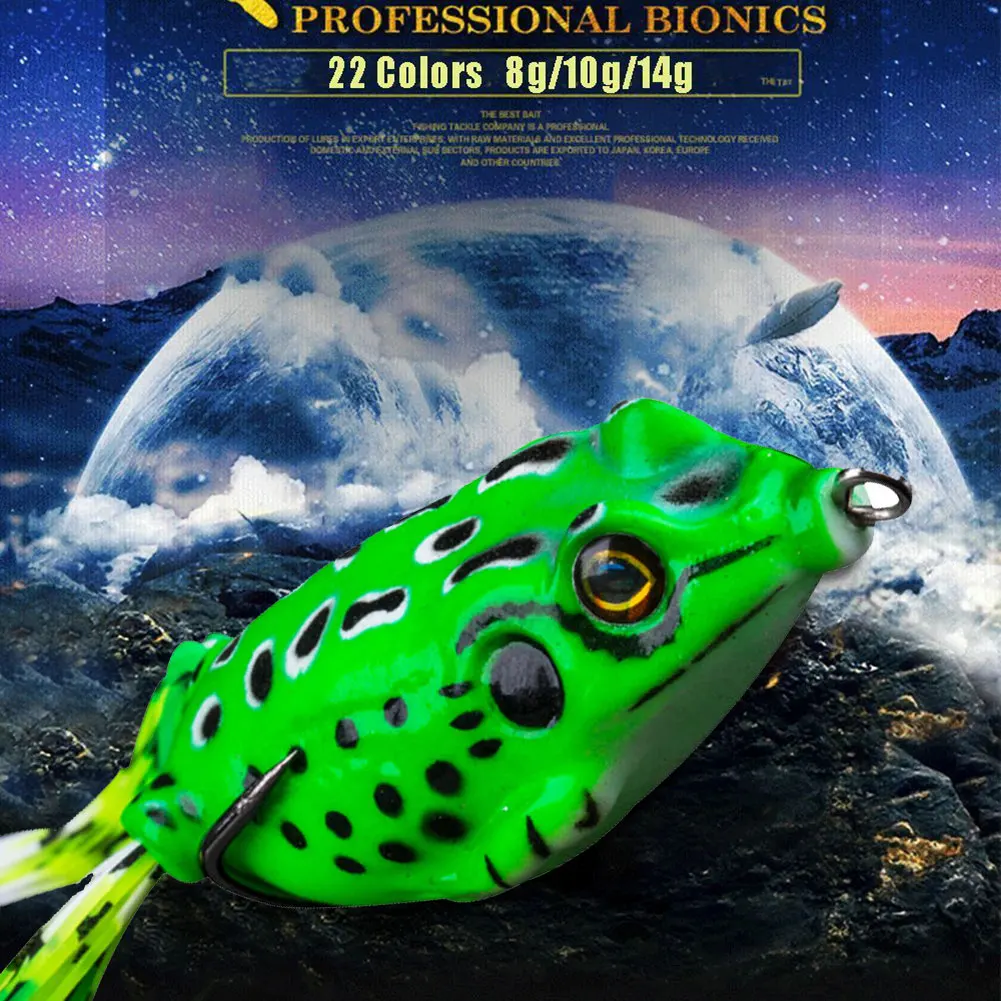15 г/13 г/8 г/6 г большая лягушка приманка для рыбалки крючки окуня ложная прочная 3D