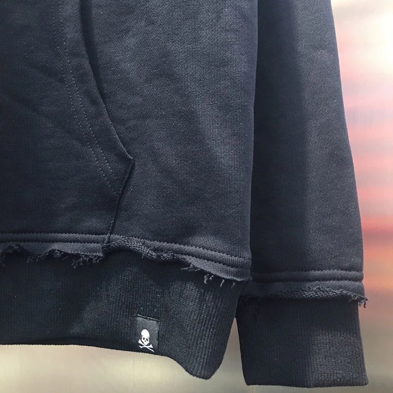 1:1, лучшее качество, толстовки для мужчин и женщин, Mastermind Japan X Kith, для сотрудничества, с вышивкой, для мужчин, MMJ, черепа, пары, толстовки, топы с капюшоном