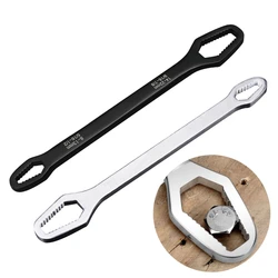Clé à Double tête pour la réparation des outils manuels de vélo, clé à écrou multifonctionnel, clé à cliquet pour voiture, clé universelle de 8 à 22mm 