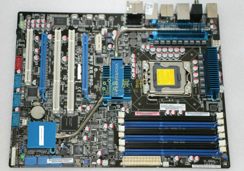 original motherboard for P6T WS PRO DDR3 LGA 1366 USB2.0 24GB for I7