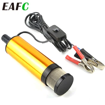 

Mini Car Electric Oil Pump 12V 24V For Pumping Diesel Oil Water Submersible Aluminum Alloy Shell 12L/min Fuel Transfer Pump