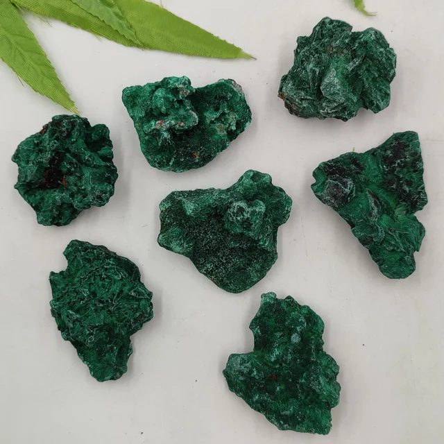 1Pc Természetes Malachit Nyers Kő Quatrz Kristálygyógyító Ásványi Durva Érc Rock Reiki Gyűjthető Minta Otthoni Szoba Dekoráció Ajándék - Image 3