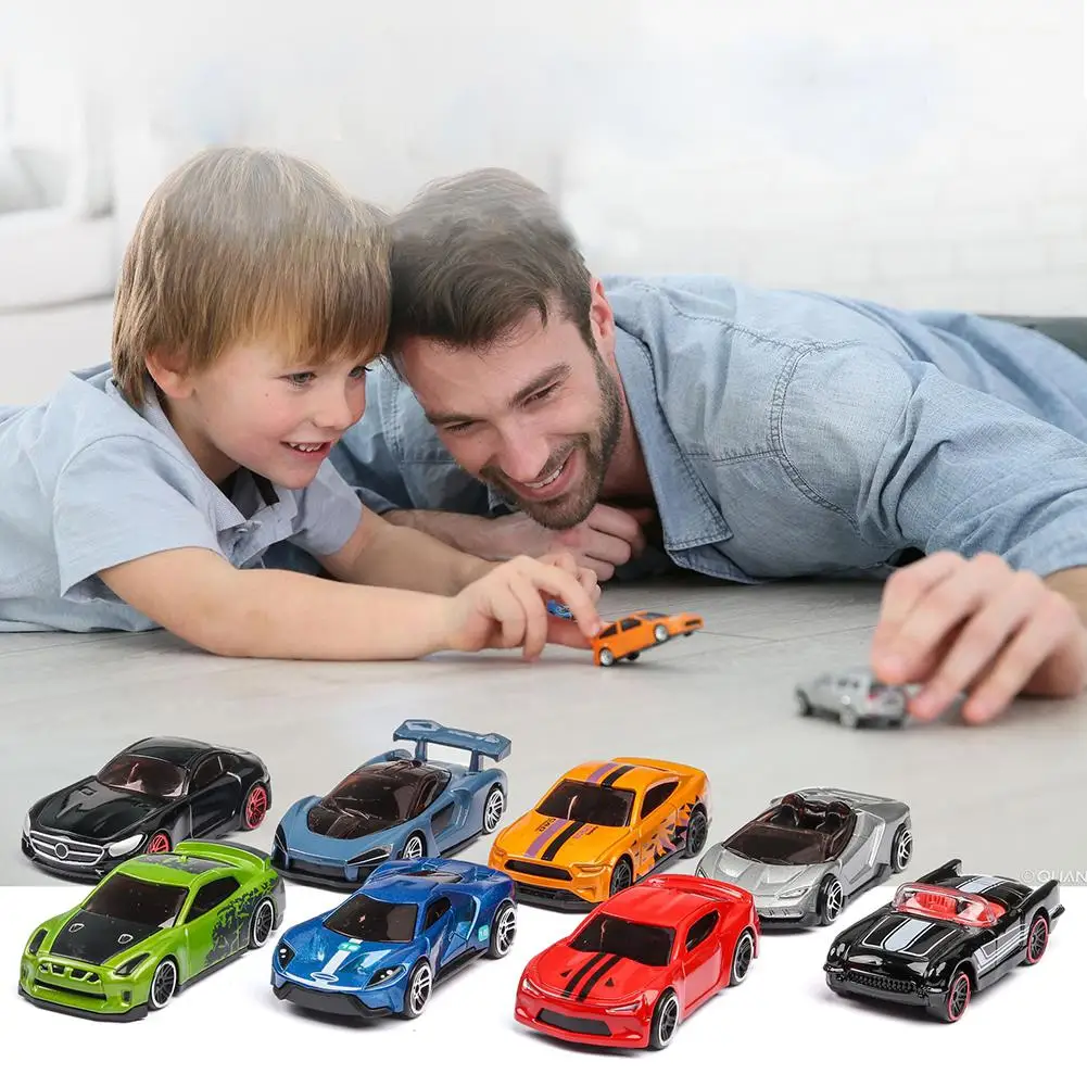  5PCS 1:64 Simulated Children Toy Multi-Style Taxiing Alloy Mini Car Model Kids Toys for boy Home Ta