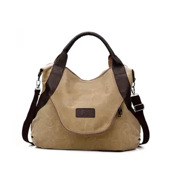 

Canvas Large Women Messenger Bags Ladies Handbags Waterproof Female Shoulder Bags Designer High Quality Crossbody Bags For Women