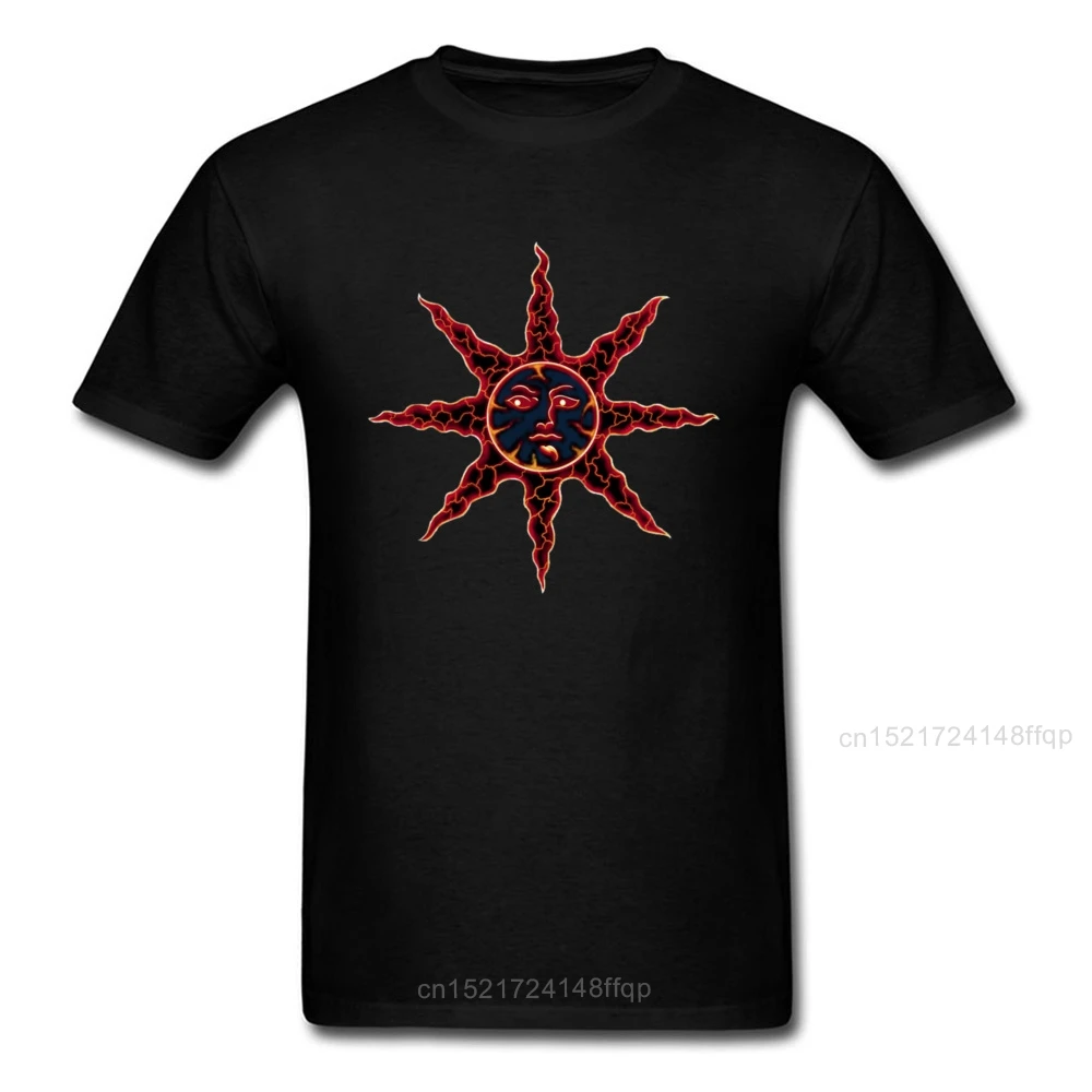 Tshirt Dark Souls 3 Men T Shirt Astora Sun Knights Mens T-shirts Praise The Sun Hip Hop Fashion Gamer Cotton Streetwear Slim Fit