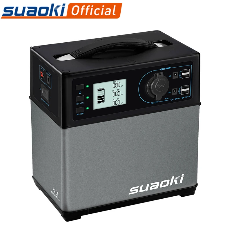 Suaoki 400Wh аварийный банк питания AC & DC сигарета USB стартер для электронных устройств