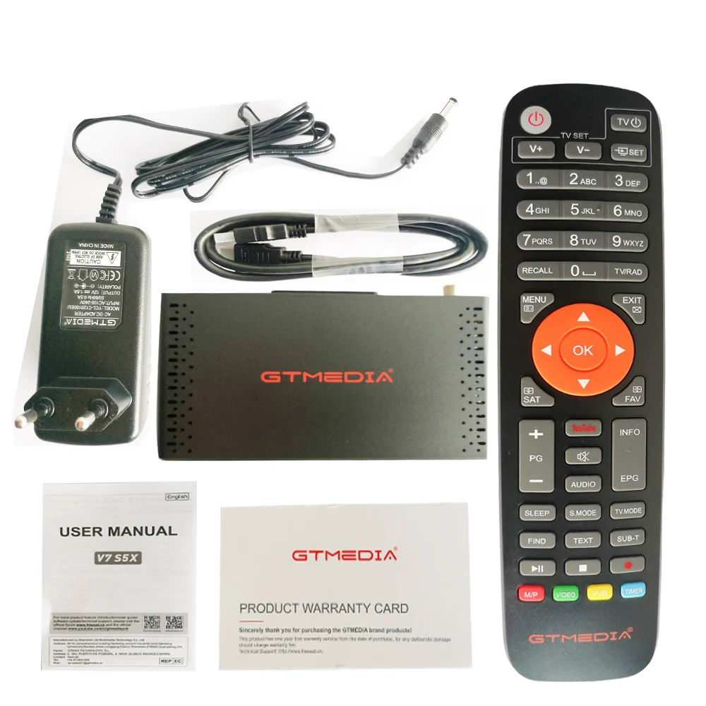 v7 s5x DVB-S2 com receptor digital gtmedia
