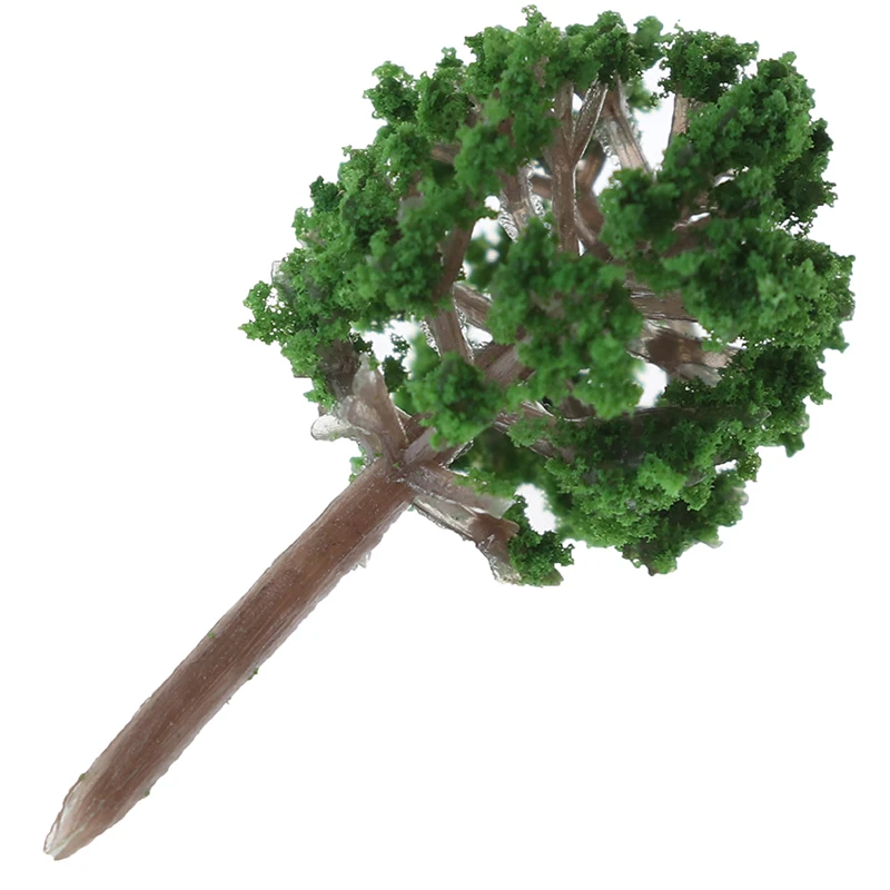 10pcs Ball-shaped Flower Model Trees Mixed Tree Model Landscape Trees Train Layout Garden Scenery Miniature