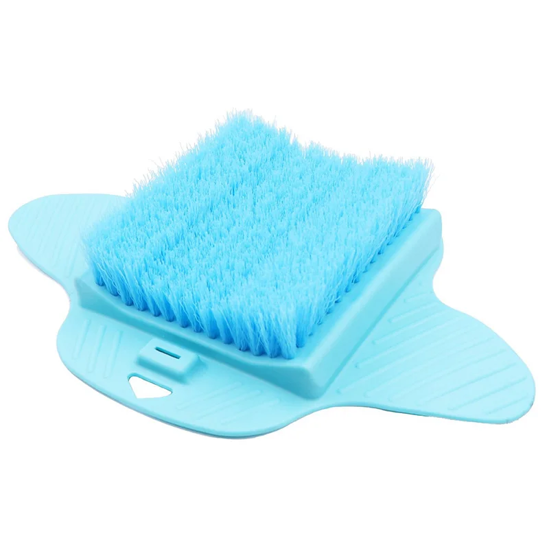 Blue Color BMBY-отшелушивающая щетина для ног очиститель скраб массажер спа для Showe Hangable Скраб Pad - Цвет: Blue Color
