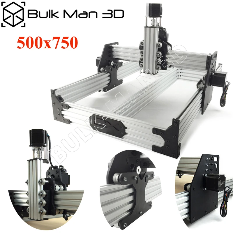 

OX CNC Router Kit 500x750mm 4Axis Woodworking Engraving Milling Machine Desktop DIY Belt Driven with Nema23 Stepper Motors