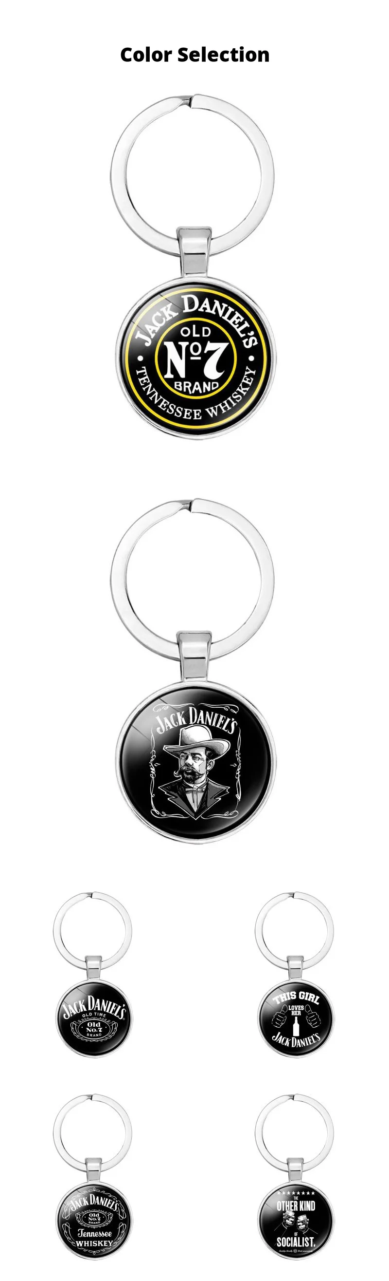 Новые товары, аксессуары, сувениры Jack Daniels, каменный брелок для ключей