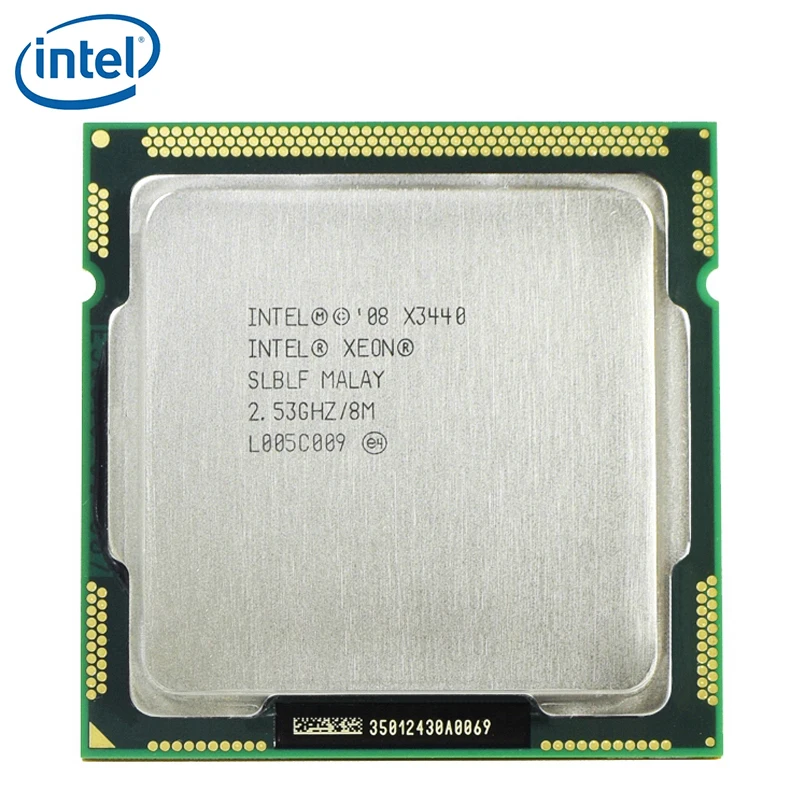 Процессор Intel Xeon X3440 95 Вт четырехъядерный 2 5 ГГц LGA 1156 8 Мб кэш памяти десктопный