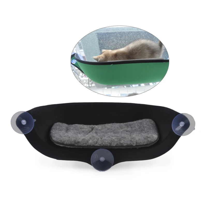pet Cat Hammock Bed Window Pod Lounger Suction Cups Warm Bed For Pet house Cat Rest 4