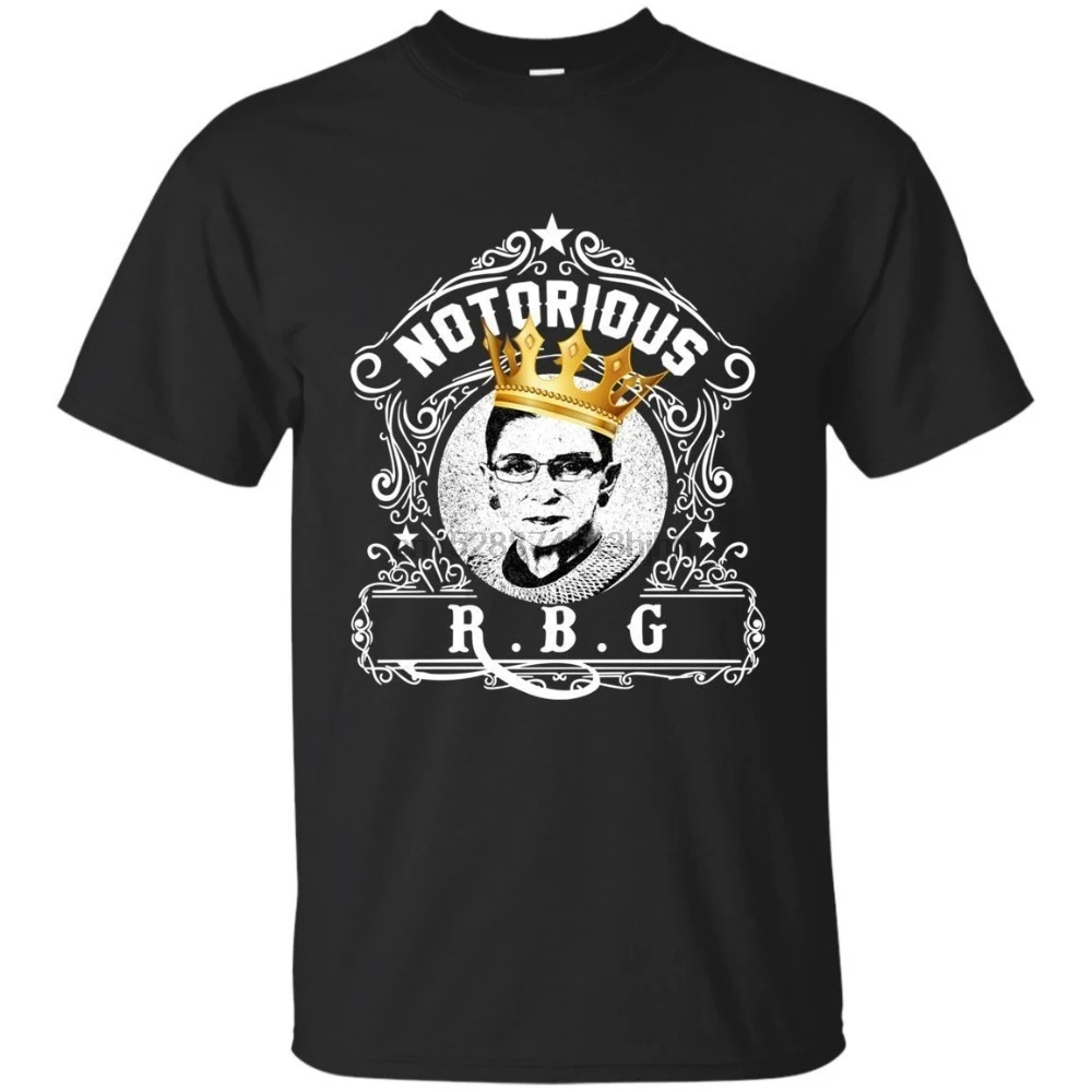 Notorious Rbg Ruth Bader Ginsberg черная темно синяя футболка для фанатов топы с короткими