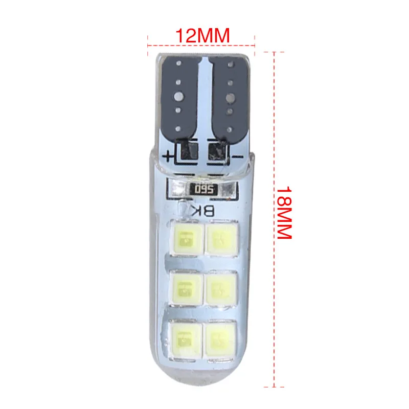 T10 2835 12SMD напрямую от производителя силикагель эпоксидная подсветка светодиодный номерной знак лампа ширина лампы крыша свет двери свет