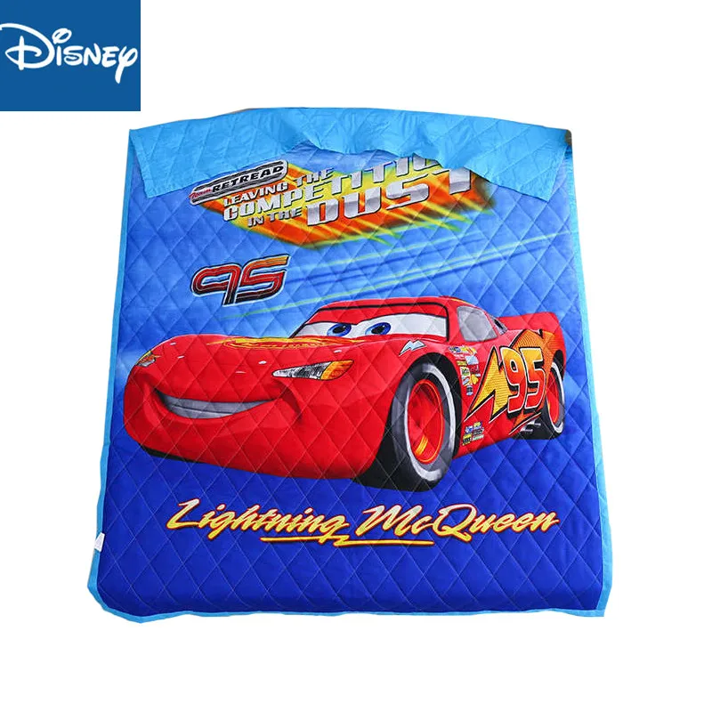 

Cartoon Summer Quilt Bedspread Blanket Comforter soft Bed Cover Twin full Queen Quilting kids blue McQueen car bedclothes