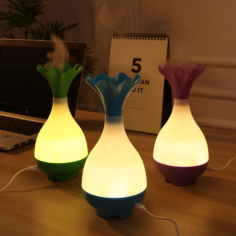 Günstige Usb luftbefeuchter Ultraschall Aromatherapie Ätherisches Öl Aroma Diffuser mit LED Nacht Licht Nebel Purifier zerstäuber für Hause