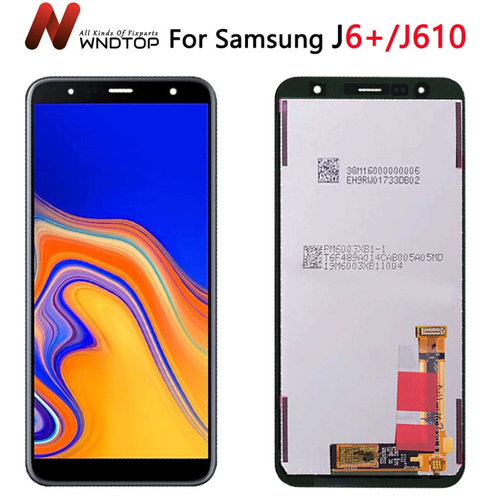 ЖК-дисплей для Samsung Galaxy J6+ 2018 (J610 SM-J610F J610FN) | Мобильные телефоны и аксессуары