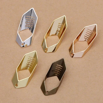 

100 Pieces/Lot 11*28 mm DIY Earring Charms Geometric Connector Component Jewelry Making Accessories