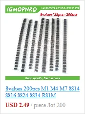 13valuesX10pcs = 130pcs Обрезка потенциометра RM-065 100ohm-1Mohm(101-105) RM065 переменные резисторы компонентный комплект RM065-103