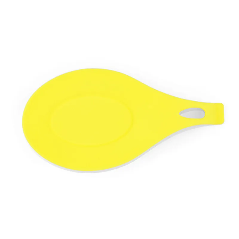 Kitchen Silicone Spoon Rests Heat Resistant Non-stick Silicone Mat Cooking Tools Pot Clips