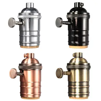 

E26/E27 Vintage Retro Pendant Lamp Holder Light Socket with Switch 110-250V
