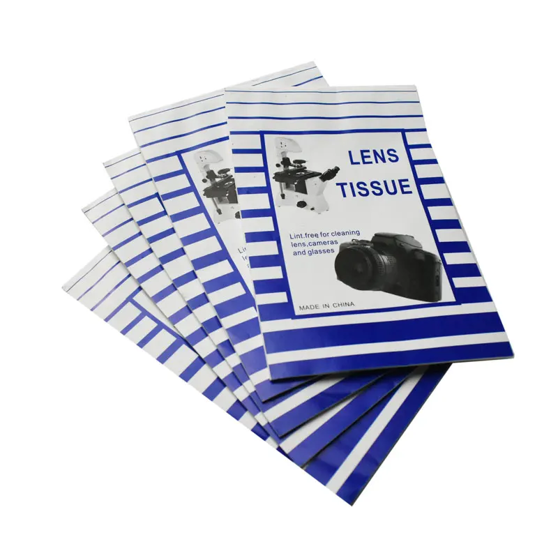 5PCS/KIT Disposable Lens Cleaning Paper Lintless Tissue for Studio
