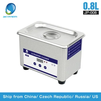 

Skymen 800ml Stainless Steel JP-008 Ultrasonic Cleaner Bath Digital Ultrasound Wave Cleaning Tank for Coins Nail Tool Part