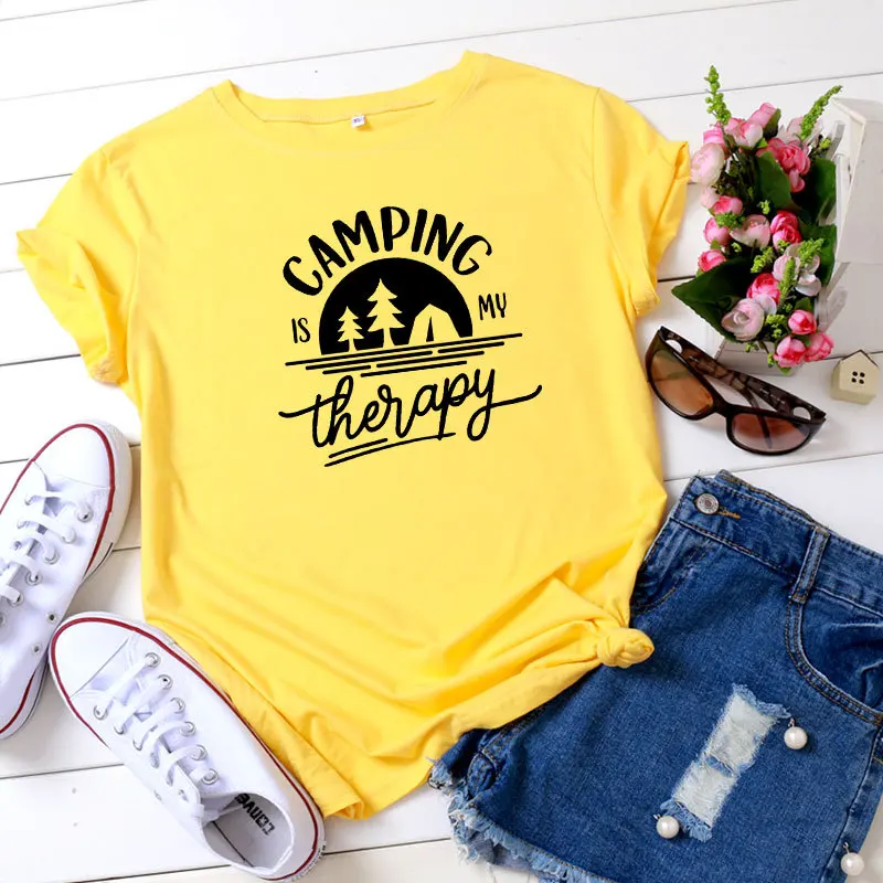 plus size camping t shirts