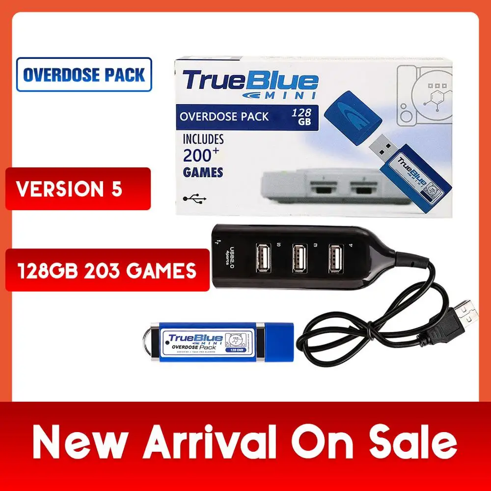 

203 Games True Blue Mini-Overdose Pack for PlayStation Classic (128GB) Accessories 2019 Preorder Sales Hot 2-player games