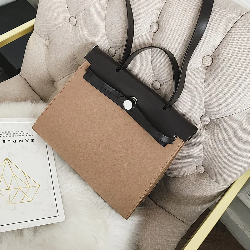 

Bag Women's 2019 New Style Fashion Europe And America Kelly Bag PU Handbag Bags Shoulder Bag Women's