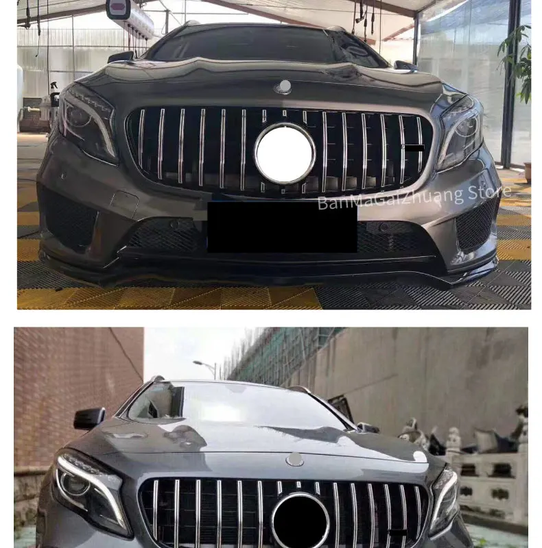 GT Передняя решетка для X156- GLA класса GLA180 GLA200 GLA260 ABS передний бампер Стайлинг автомобильной решетки