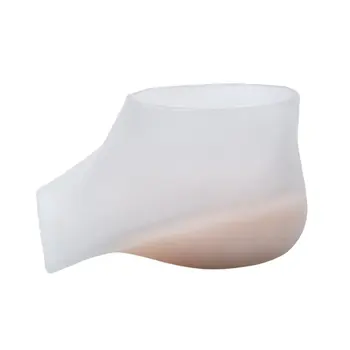 

Foot Heel Protector Increase Silicone Half Insole Insert Invisible Heightening Pad Anti-crack Unisex Feet Care