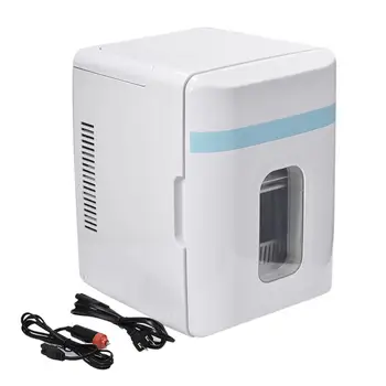 

10L Mini Fridge Cooler Warmer Food Heater Beverage Cooler Portable Thermoelectric Cooler 12V-220V For Skincare Foods Medications