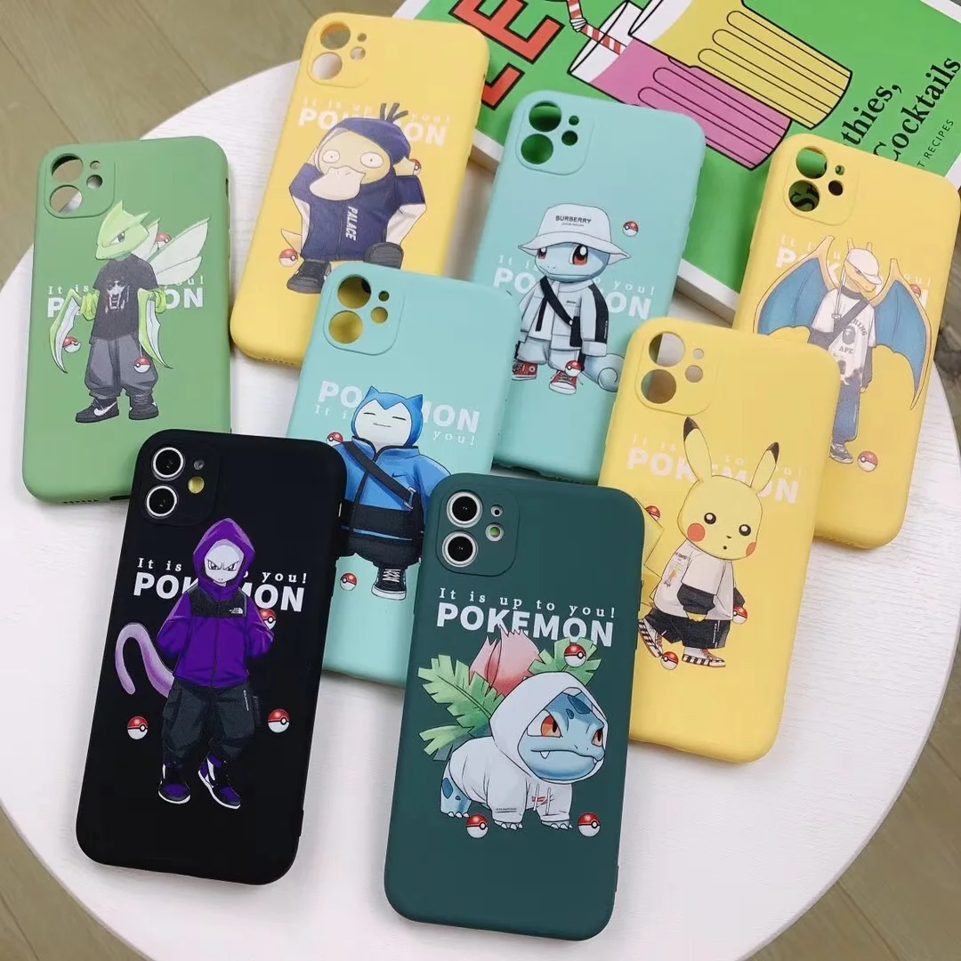 

Fashion Mobile Phone Protective Shell Suitable for Iphone 6 6S 7 8P XS XR 11 11pro 11promax Mobile Phone Silicone Case Design