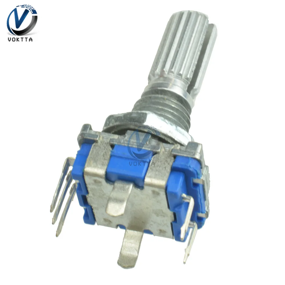 

10PCS EC11 20mm Rotary Encoder Code Switch Audio Digital Potentiometer Switch Volume Control 5Pin