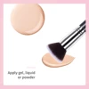 Jessup Foundation Brushes Face Makeup Brush Powder Contour Concealer Blush Highlighter Flat Round Fluff for Liquid Cream 2