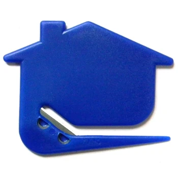 

2pcs Plastic Mini Letter Knife Letter Mail Envelope Opener Safety Paper Guarded Cutter Blade Office Equipment Random Color