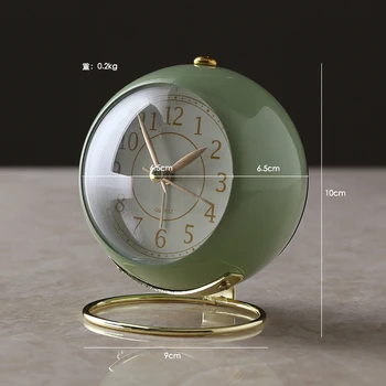 

Cute Night Light Small Student Desk Bedside Alarm Clock Personalized Mechanical Alarm Clock Unique Living Room Decoration II50NZ