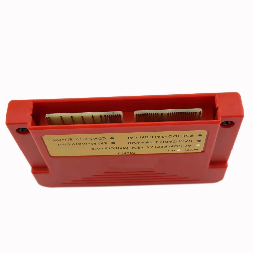 Cartão com Leitura Novo-tudo-em-1 para Sega mb de Memória Saturn Action Idade Ação Replay Direta 4 m Função Acelerador 8 ss - Image 2