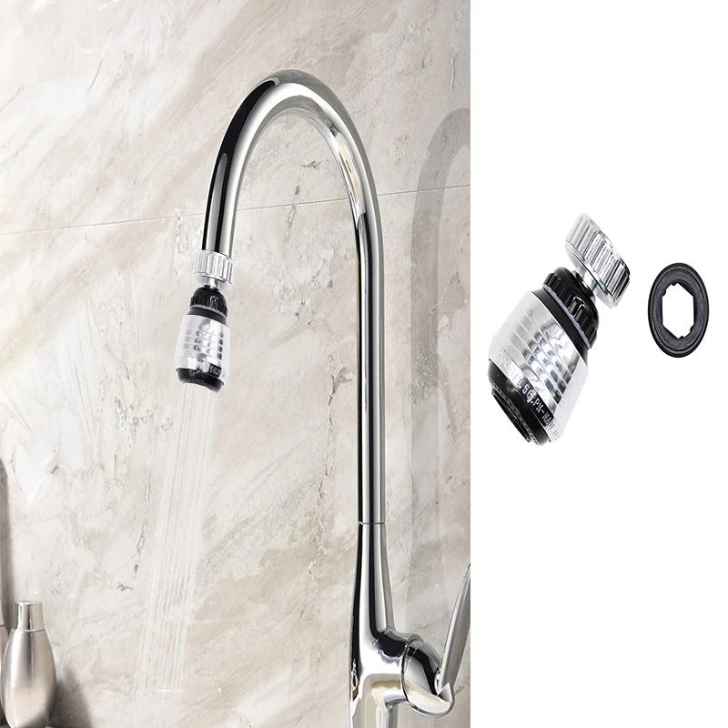 

Rotatable Water Saving Tap Aerator Diffuser Faucet Nozzle Filter Adapter Kitchen Wash Bathroom Shower Water Saving Bubbler