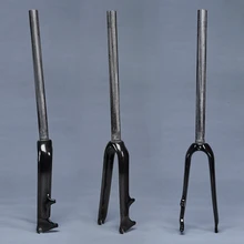 

Glossy 3K Carbon Fibre Bike Fork Bicycle Front Forks For Folding BMX Cycling Parts Disc Brake Axle width 74mm or 100mm