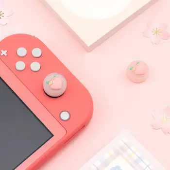 

Silicone Thumbsticks for Nintendo Switch or Switch Lite Turnip Cherry Thumb Grips Accessories for NS