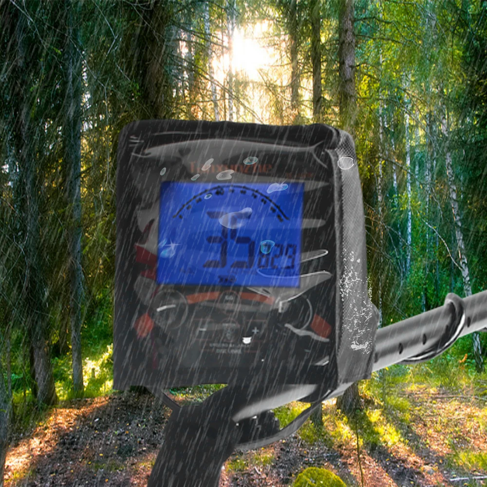 Depth Waterproof Metal Detector Underground 2m Gold Detector Digital display Pinpointing With backlight High frequency 19