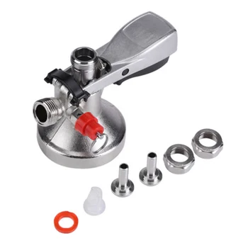 

Homebrew G-Type Stainless Keg Coupler Draft Wine Beer Dispenser With/Air Valve