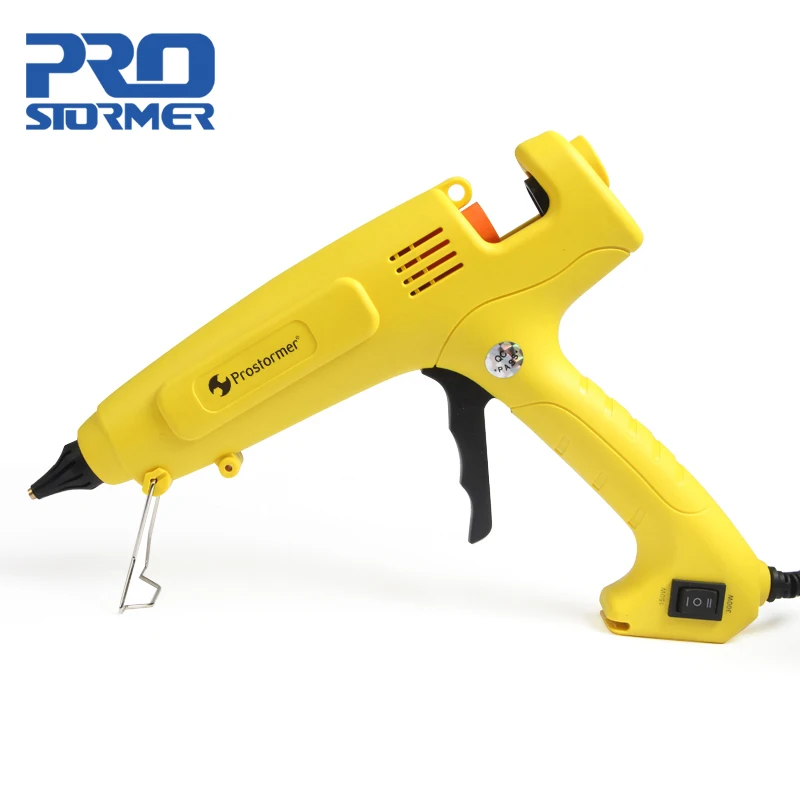 

Prostormer 150W/300W Adjustable Copper Nozzle Hot Melt Glue Gun EU Plug Rapid Heating Home DIY Hot Glue Gun 11mm Glue Stick