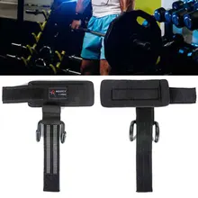 1 пара Deadlifts сверхмощный Противоскользящий поддерживающий тренажерный зал тренировка запястья ремень спортивный тяжелая атлетика крюк кросс-тренировка фитнес