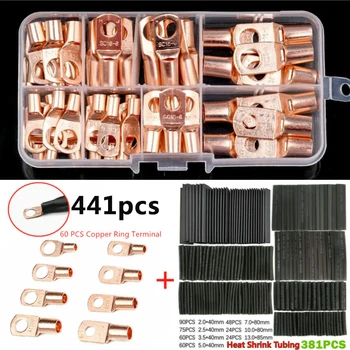 

441pcs/set Shrinkable Tube Welding Bare Sleeve Crimp Wrap Electric Supplies Tool