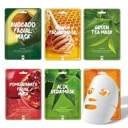 ENVISHA Facial Mask Face Skin Care Aloe Vera Anti Acne Vitamin Moisturizing Cleansing Anti-wrinkle Aging Shrink Pores Whitening