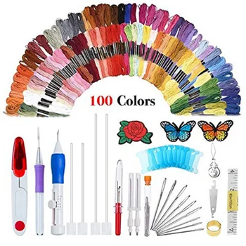

Set Sewing Kits Multi-Function Sewing Box Set Hand Sewing Bag Stitching Embroidery DIY Piercing Kit For Embroidery Tools A101